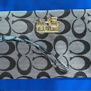 Coach Gray and Black Women's Bag